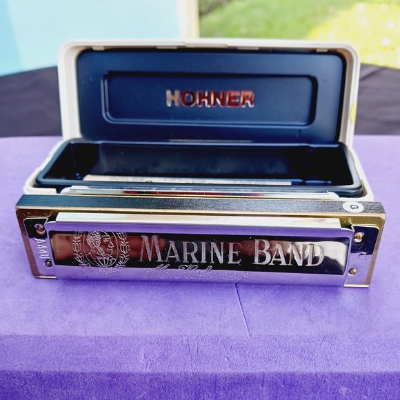 Harmonica Hohner Special Marine Band Key G Hand Made in Germany - Picture 1 of 7